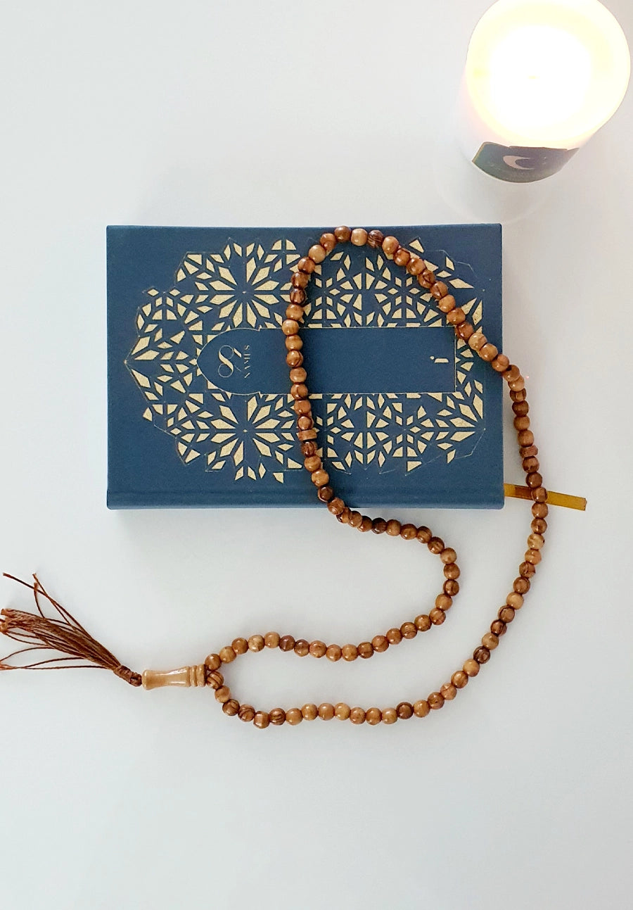 Palestinian Olive Wood 100 Beads Tasbeeh SPINDLE – Spindle by