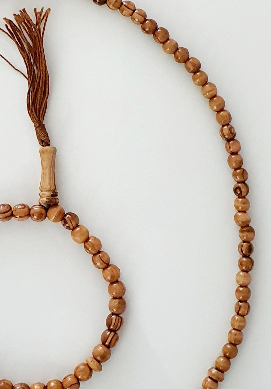 Palestinian Olive Wood Small Tasbeeh SPINDLE – Spindle by Sisters