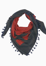 black red
