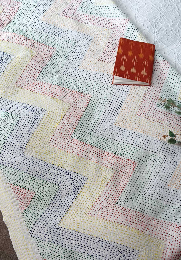 Kantha throw