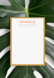 SPINDLE Notecard